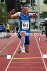Mens and Boys triple jump, 2021 North Eastern Track and Field Champs., Middesbrough. Photo: David T. Hewitson/Sports for All Pics
